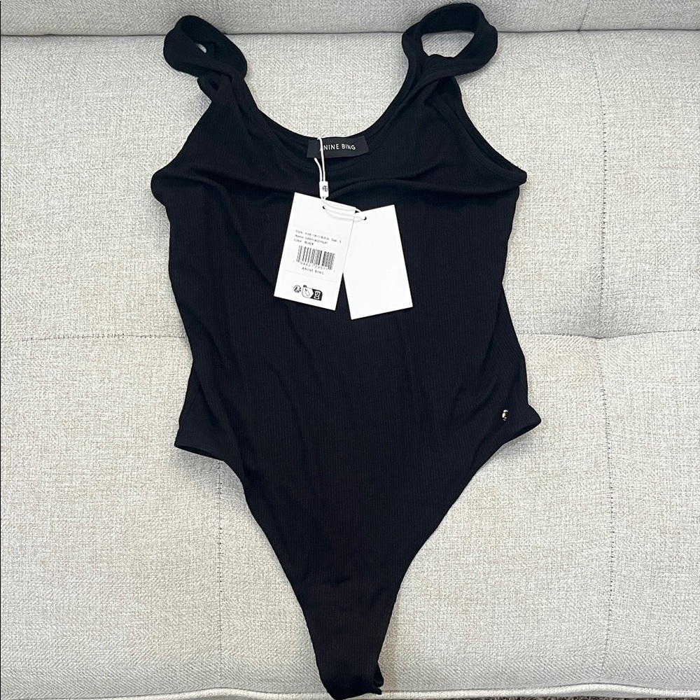 Anine Bing Ginny Bodysuit Size Small with tags